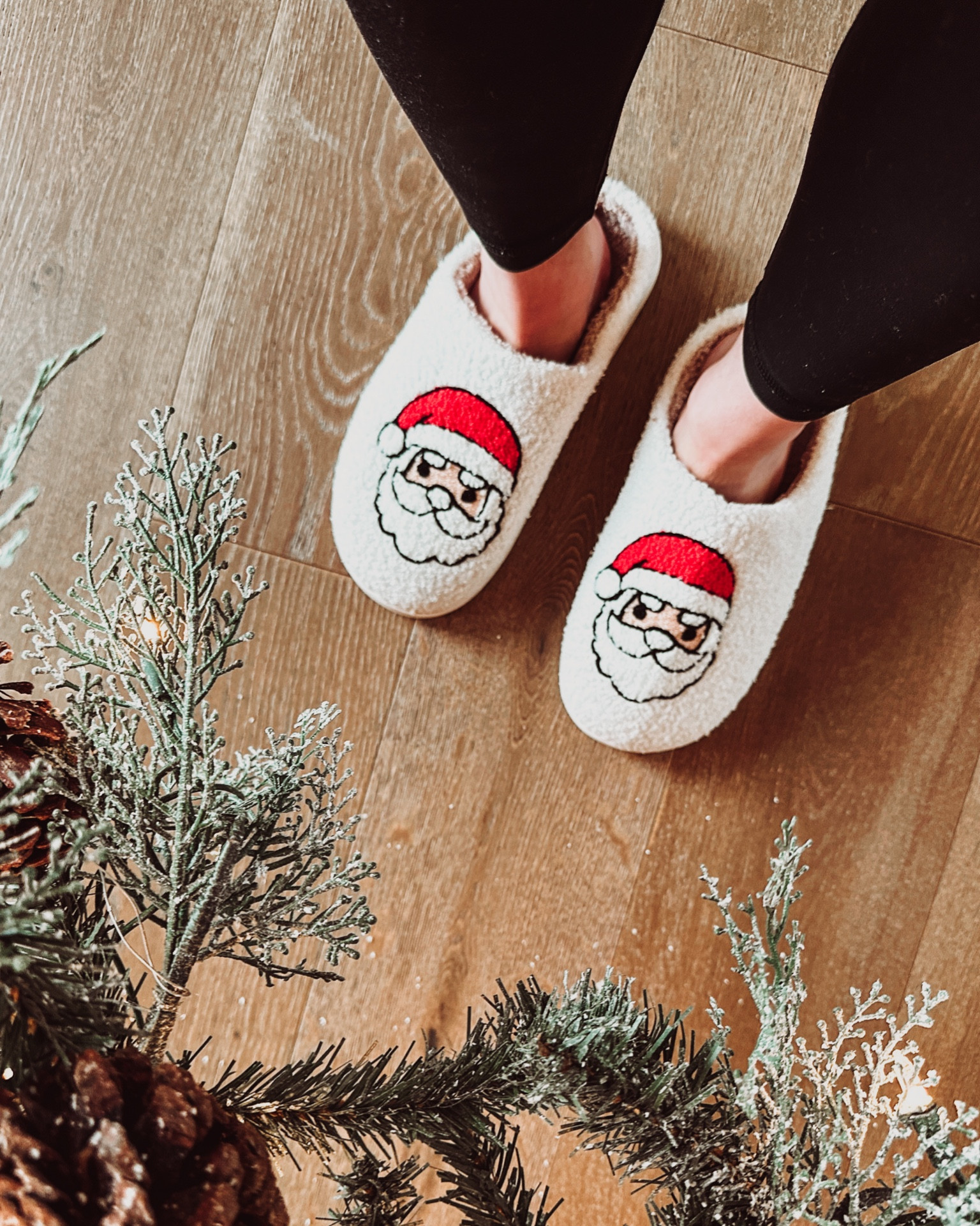 cozy santa slippers 🎅🏼 perfect addition to your christmas pjs!

#santaslippers #amazonslippers #christmasslippers #houseslippers #giftideas

#LTKHoliday #LTKGiftGuide #LTKshoecrush