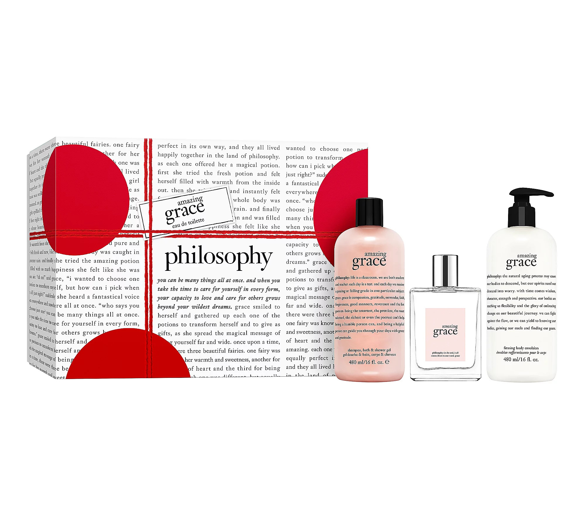 philosophy jumbo 3pc amazing grace set | QVC