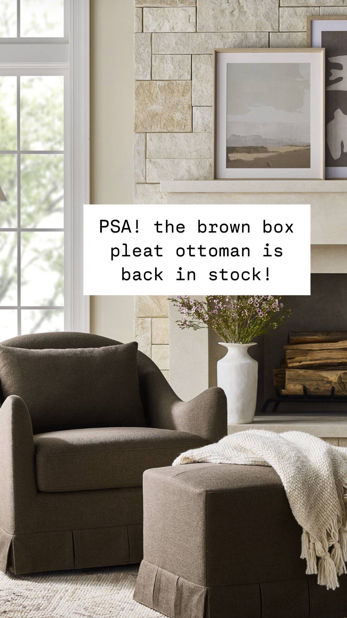 the brown box pleat ottoman is back in stock!! 

amazon home, amazon finds, walmart finds, walmart home, affordable home, amber interiors, studio mcgee, home roundup studio mcgee target 

#LTKHome