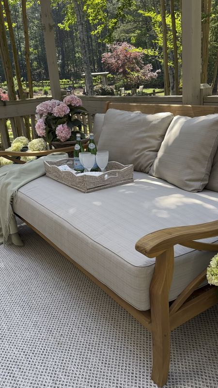 Enjoying my back porch so much with my new daybed!  





Teak wood outdoor patio furniture, overstock, outdoor area rug, 

#LTKhome #LTKSeasonal #LTKFind