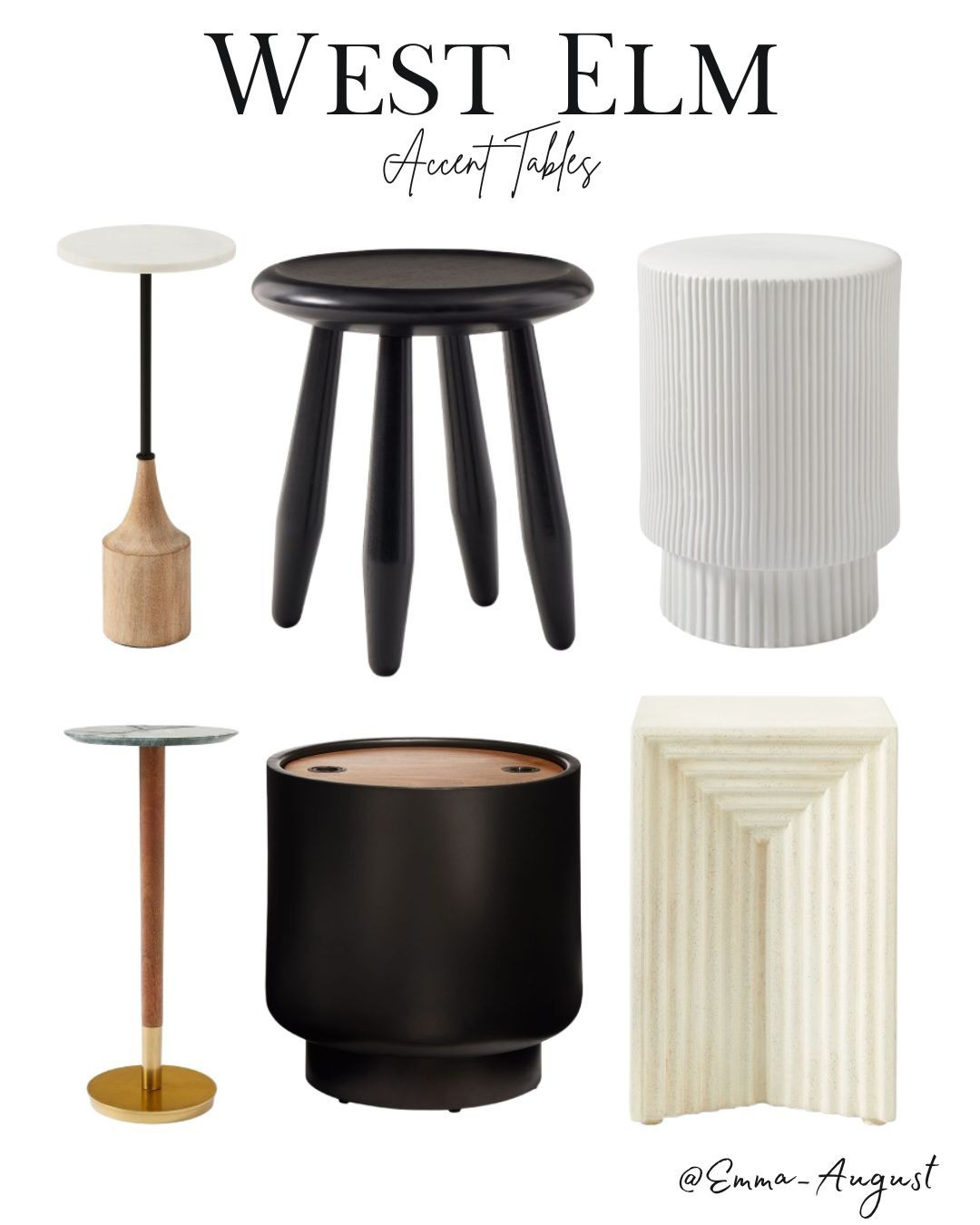 Elevate your living space with stunning West Elm accent tables! Perfect for adding a touch of elegance and functionality to any room. Which style fits your vibe? #WestElm #AccentTables

#LTKActive #LTKU #LTKHome