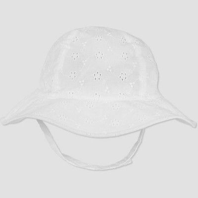 Carter's Just One You® Baby Girls' Bucket Hat - White | Target