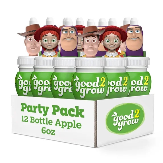 good2grow Disney and Pixar Toy Story 100% Apple Juice Party Pack, 6 fl oz Bottles (Pack of 12) | Walmart (US)