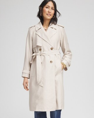 Double-Breasted Trench Coat | Chico's