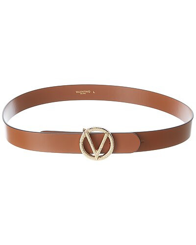 Valentino by Mario Valentino Giusy Soave Leather Belt | Gilt