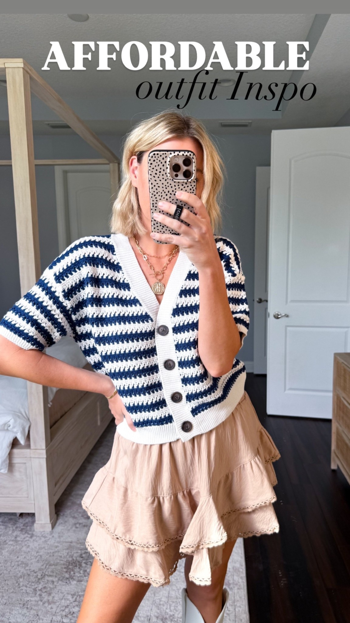 Affordable outfit Inspo! Target cardigan, Amazon shorts, Amazon boots and Amazon accessories! All of my favorites for summer 😍😍

#LTKSaleAlert #LTKOver40 #LTKSummerEdit