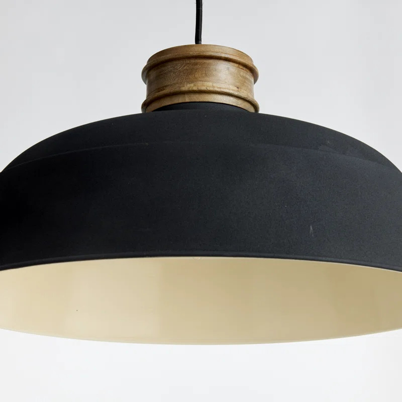 Mesmer 1 - Light Black Dome Pendant | Wayfair North America