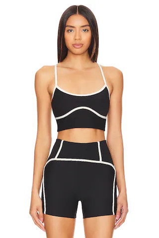 LSPACE Revel Top in Black & Cream from Revolve.com | Revolve Clothing (Global)