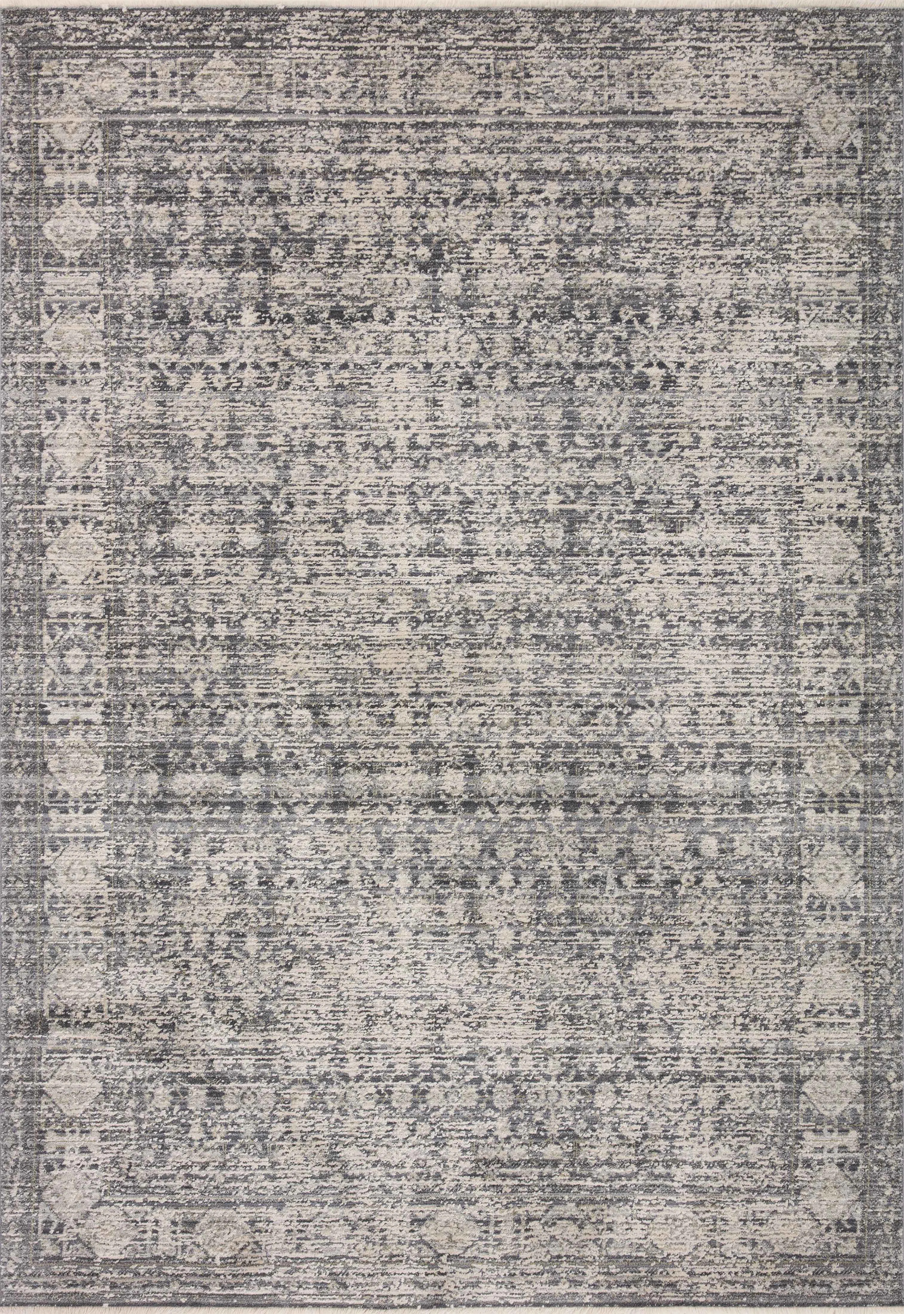 Amber Lewis x Loloi Alie Charcoal / Dove Area Rug | Wayfair North America
