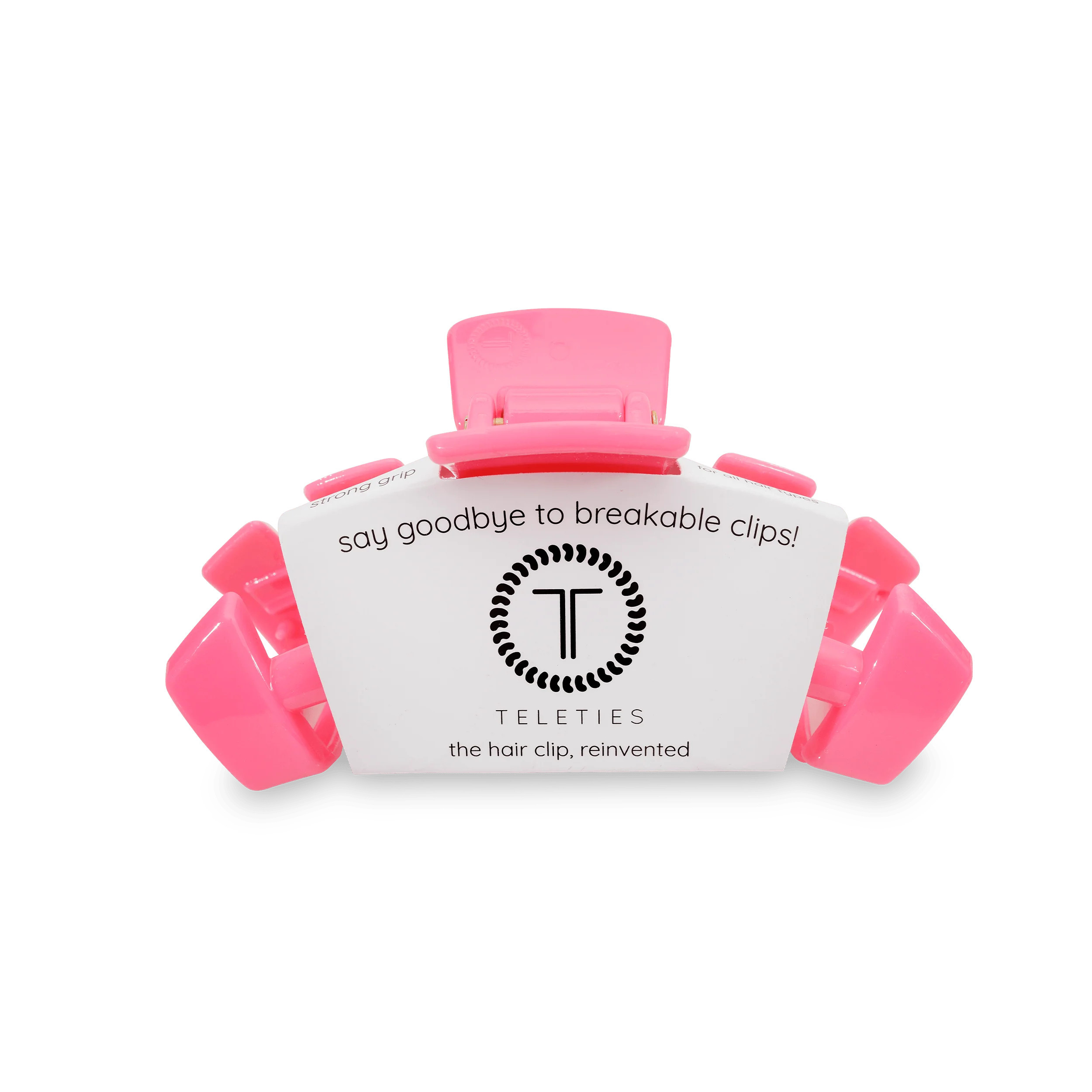 Hot Pink Medium Hair Clip | TELETIES