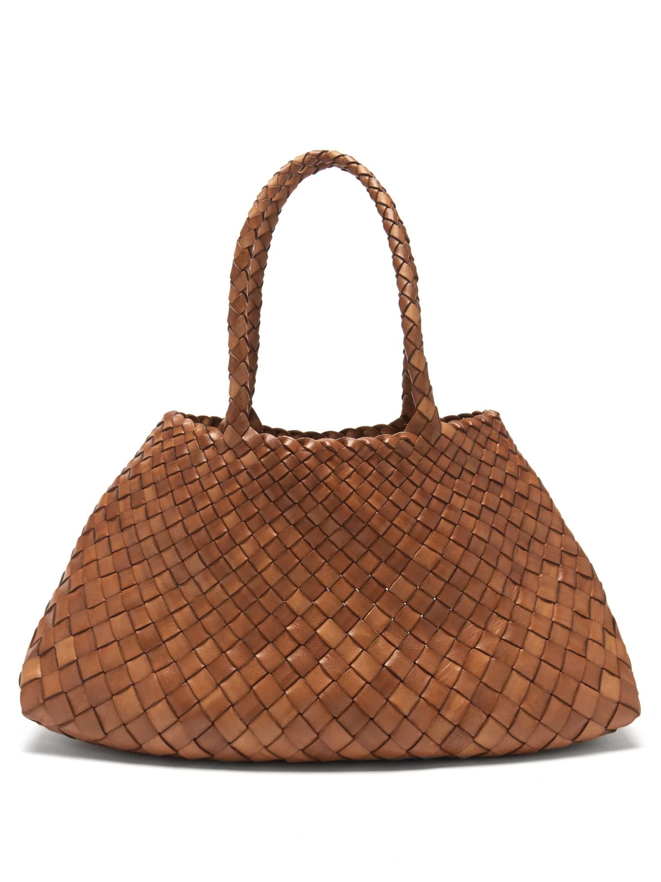 Santa Croce woven-leather basket bag | Matches (UK)