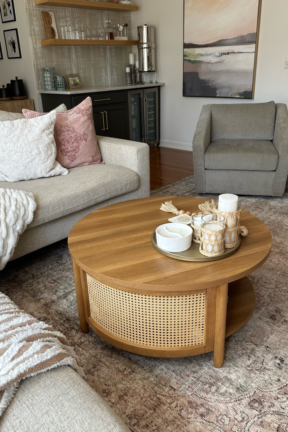 Walmart coffee table rattan coffee table 

#LTKunder100 #LTKsalealert #LTKhome