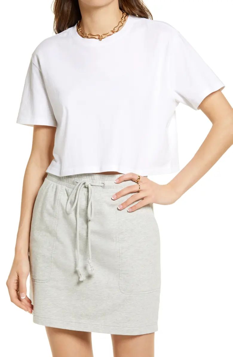Boxy Crop T-Shirt | Nordstrom Canada