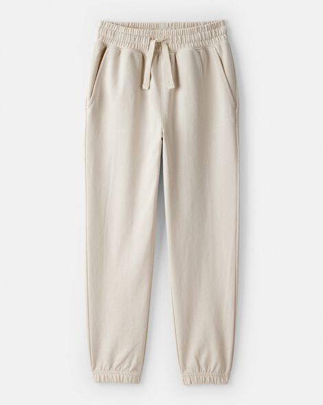 Boys DayDream Fleece Active Drawstring Jogger - Cream | Carter's Inc