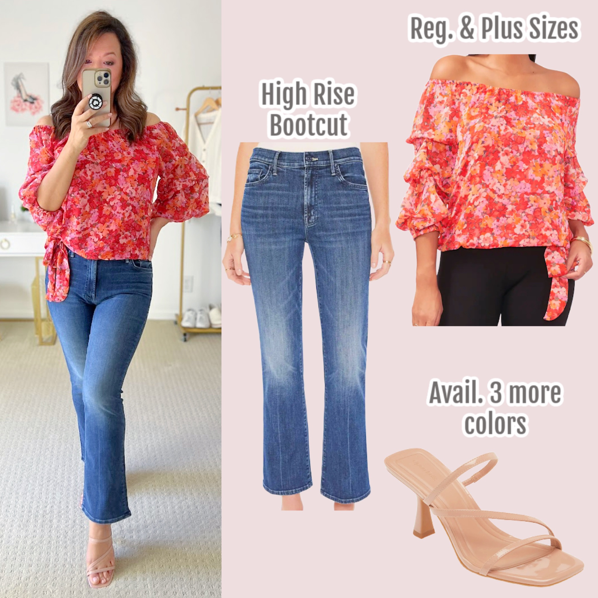 This tulip red floral off the shoulder blouse is the perfect top for day or night! Available in sizes XXS-3X  

#LTKmidsize #LTKplussize #LTKover40