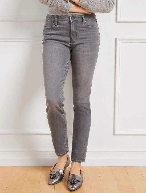 Slim Ankle Jeans - Greystone Wash | Talbots