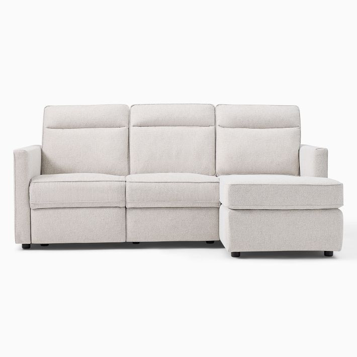 Harris Motion Reclining 3-Piece Chaise Sectional (89") | West Elm (US)