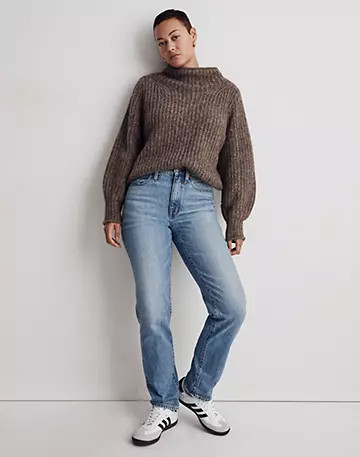 Loretto Mockneck Pullover Sweater | Madewell