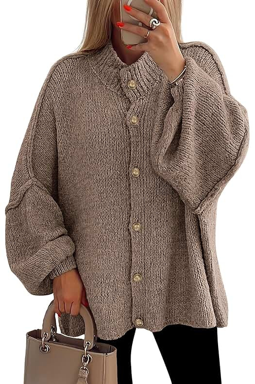 Pretty Garden Women’s Winter Button Down Cardigan | Amazon (US)