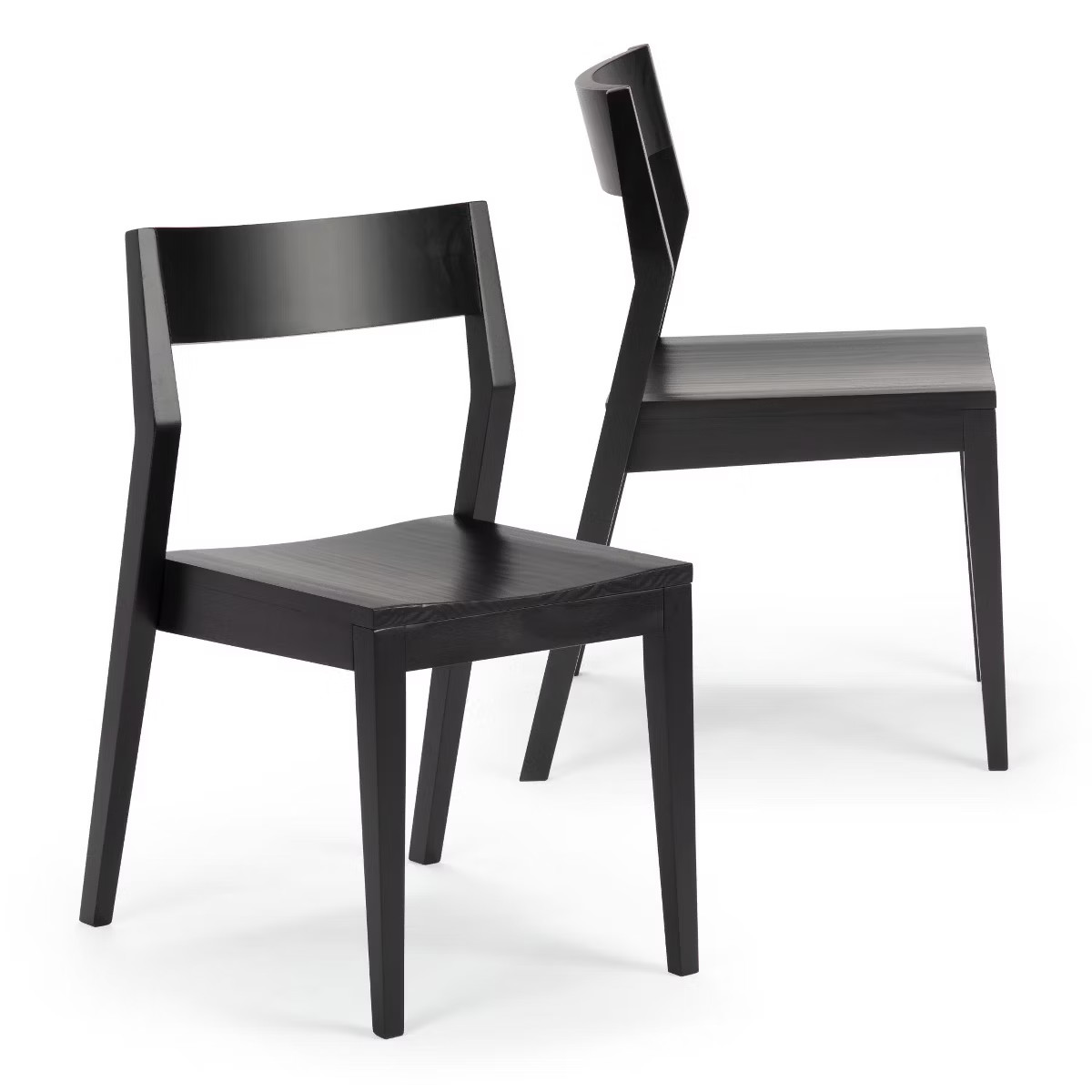 Plank+Beam Modern Dining Chair Set of 2, Wooden Chairsf or Kitchen, Office, Living Room | Target