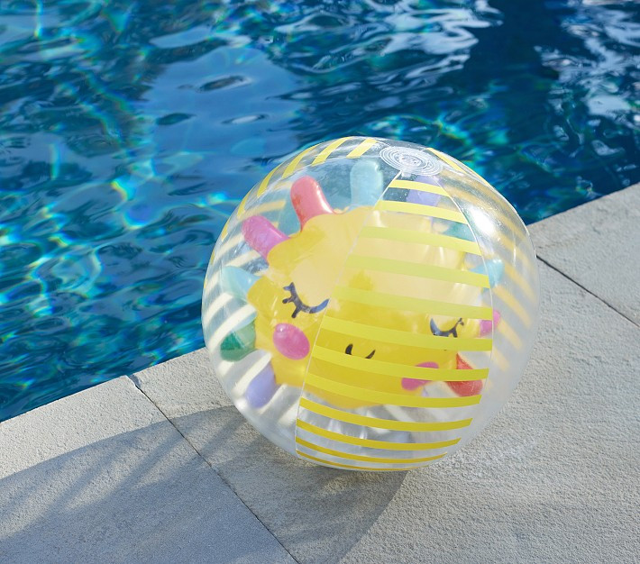 Rainbow Sun Summer Beach Ball | Pottery Barn Kids