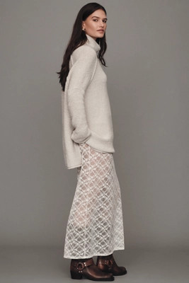 Pilcro Mock-Neck Tunic Sweater | Anthropologie (US)