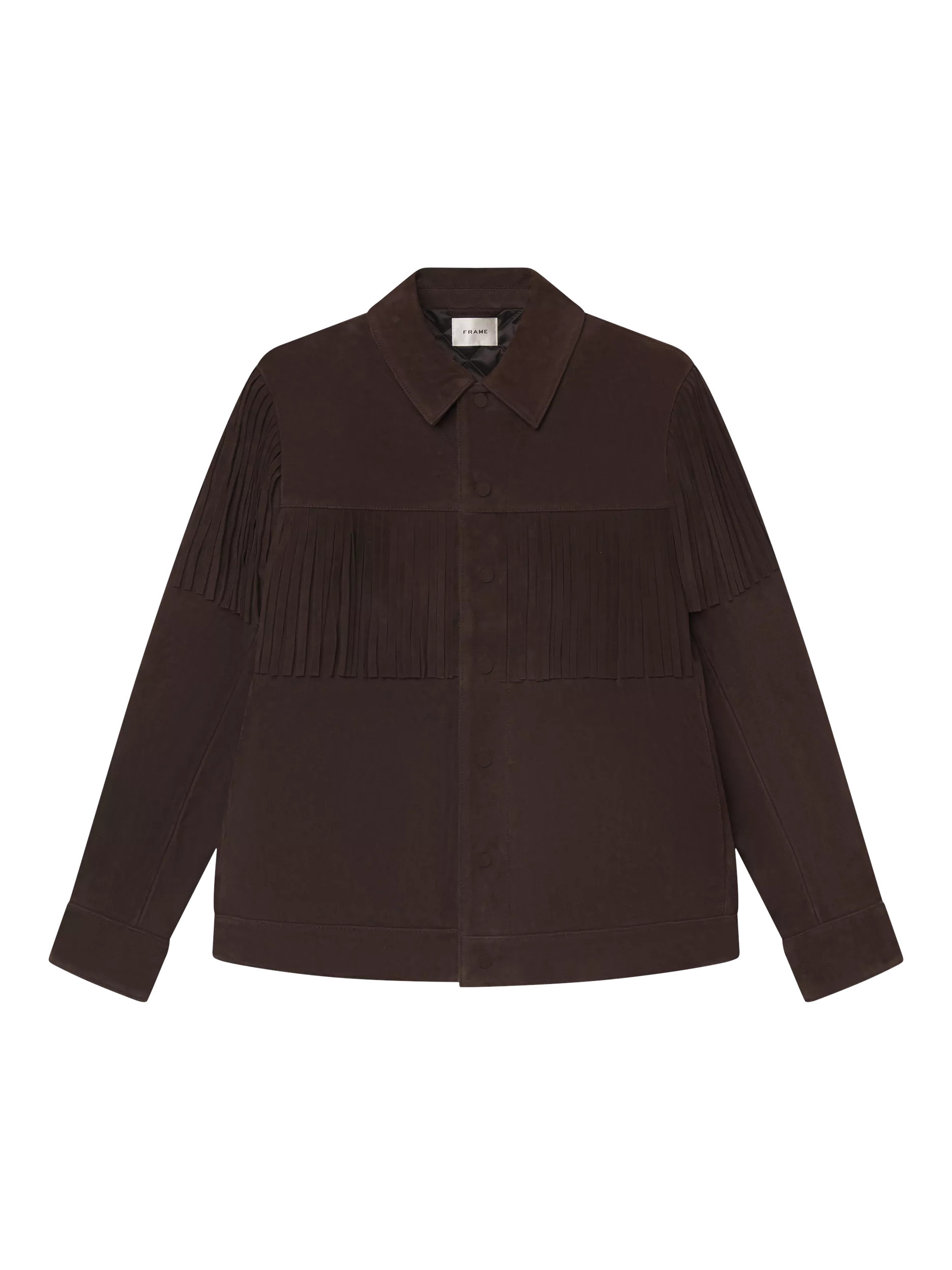 FRAME The Suede Rodeo Jacket, Brown | John Lewis (UK)