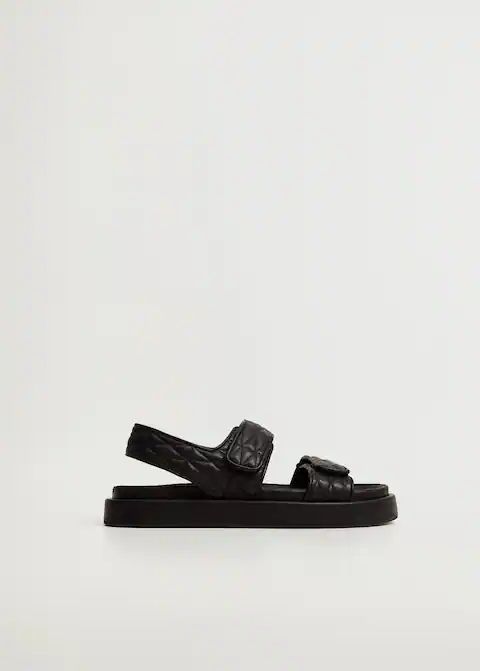 Quilted strap sandals | MANGO (UK)