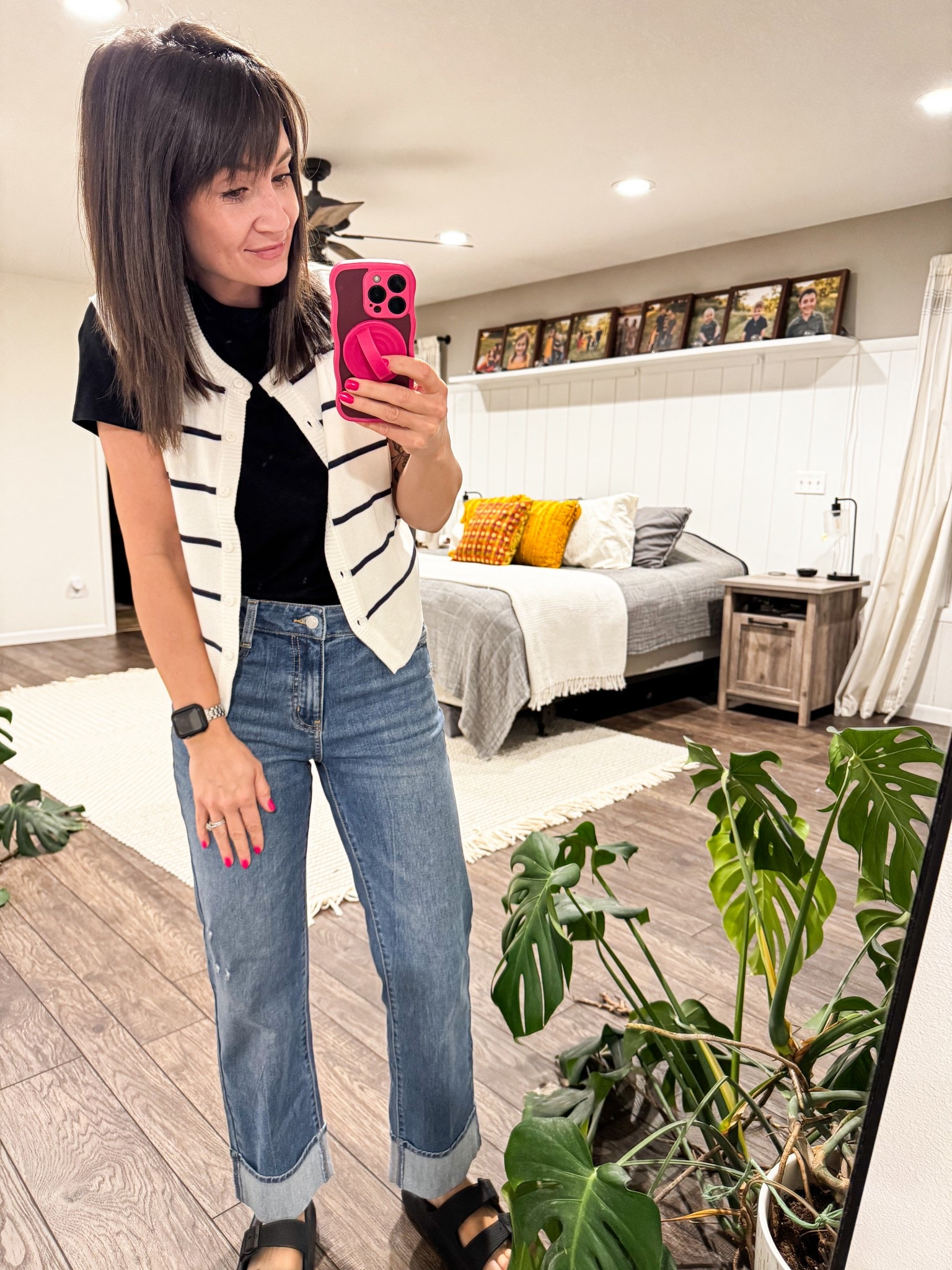 These warm days are a tease with these crappy days after 😩

Walmart outfit all the way! 

Shirt: small 
Vest: small 
Pants: 4

#LTKmomlife #LTKU #LTKootd