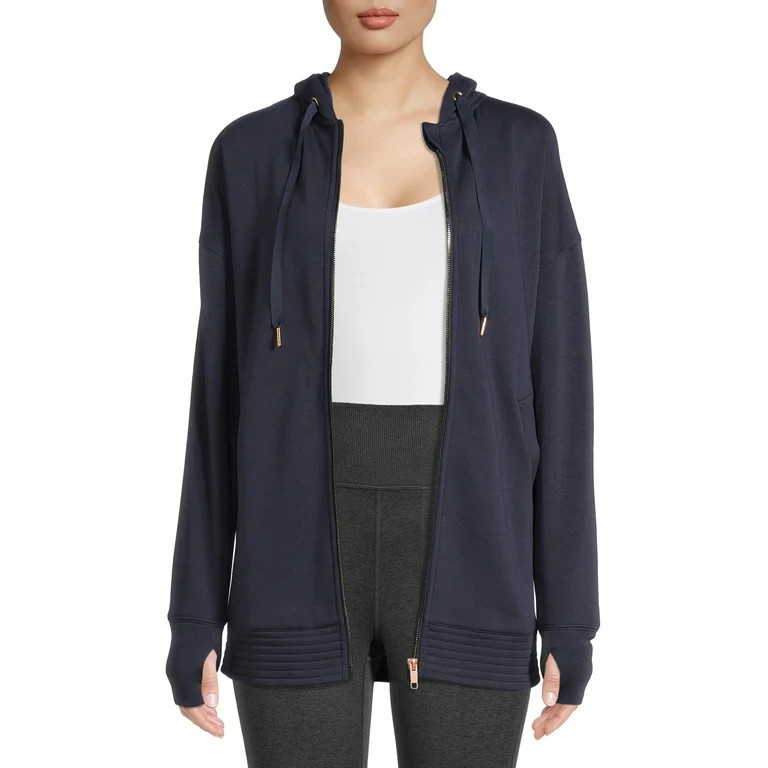 Avia Women’s Long Full&nbsp;Zip Hoodie Jacket | Walmart (US)