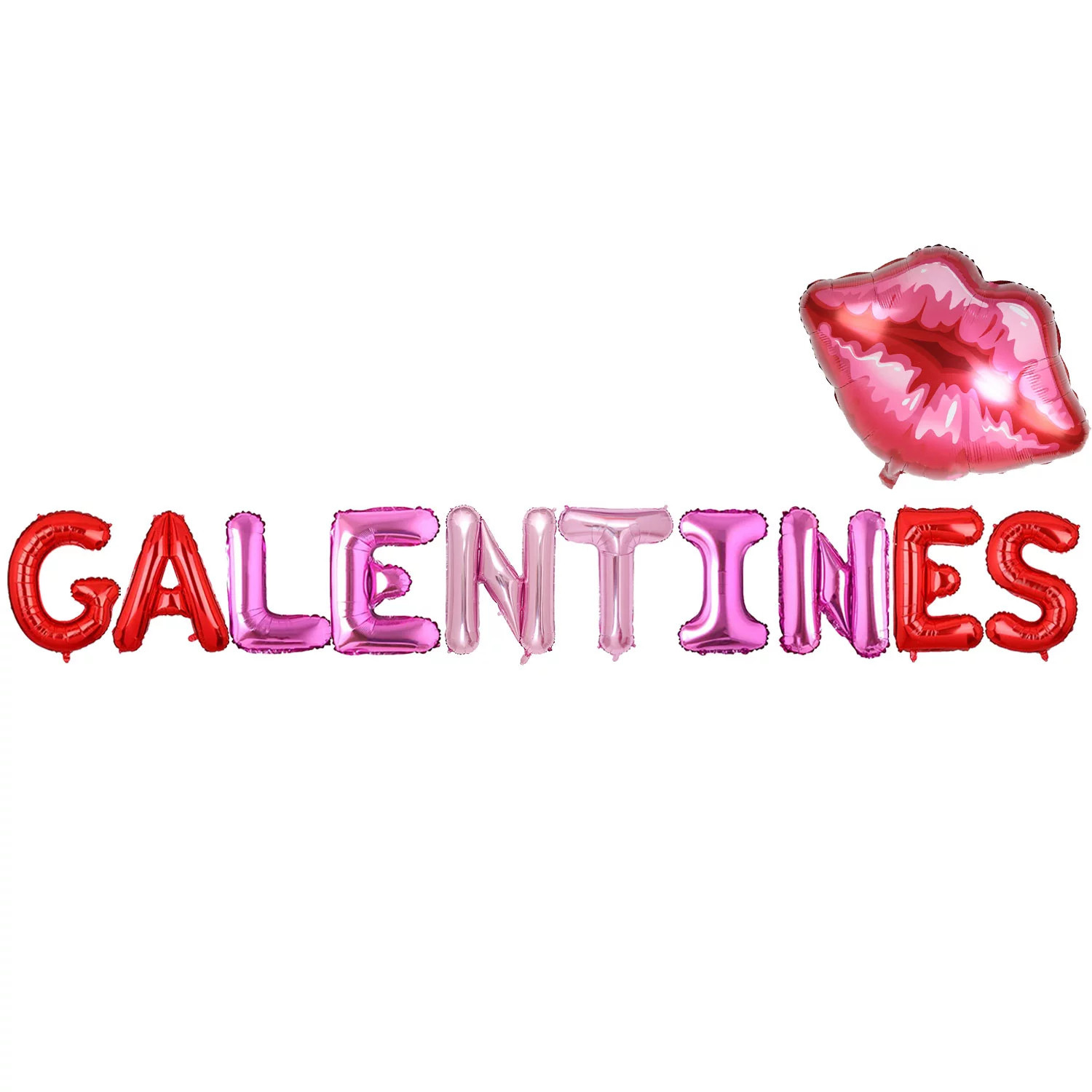 Galentines Day Party Decorations, GALENTINES Balloons Decoration Day Party Supplies Heart Foil Ba... | Walmart (US)