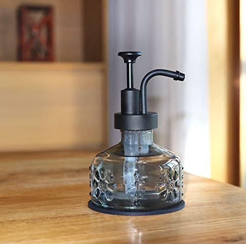 Glass Soap Dispenser for Kitchen and Bathroom Countertop, Smooth Action Pump Refillable Wash Hand Li | Amazon (US)