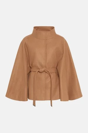 Funnel Neck Formal Cape Coat | Coast UK & IE