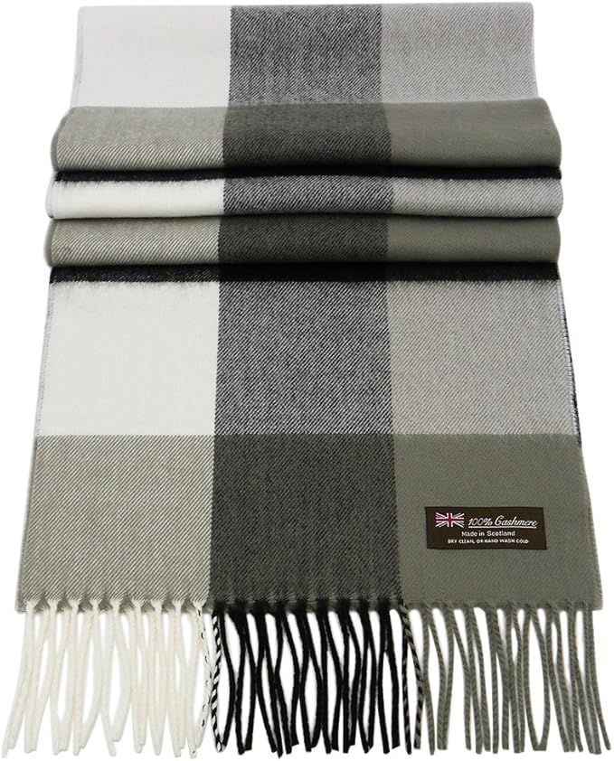 Rosemarie Collections 100% Cashmere Winter Scarf Made In Scotland | Amazon (US)