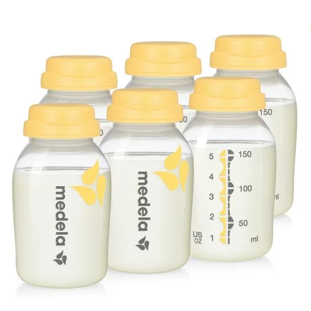 Medela Breast Milk Collection & Storage Bottles - 5 oz, 6 pack | Walmart (US)