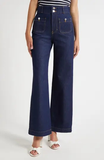 Veronica Beard Taylor High Waist Flare Jeans | Nordstrom | Nordstrom
