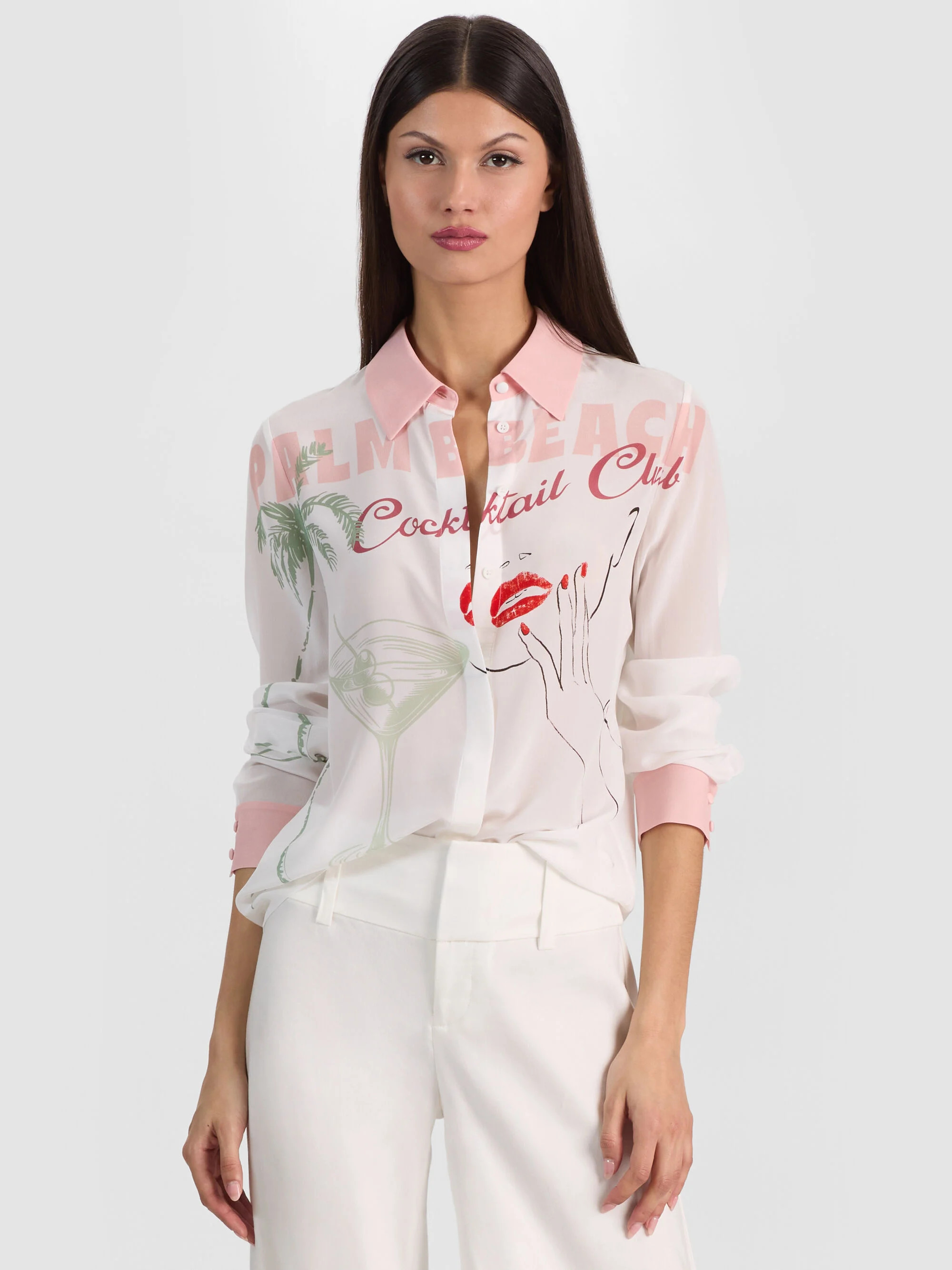 WILLA SILK BLOUSE | Alice + Olivia