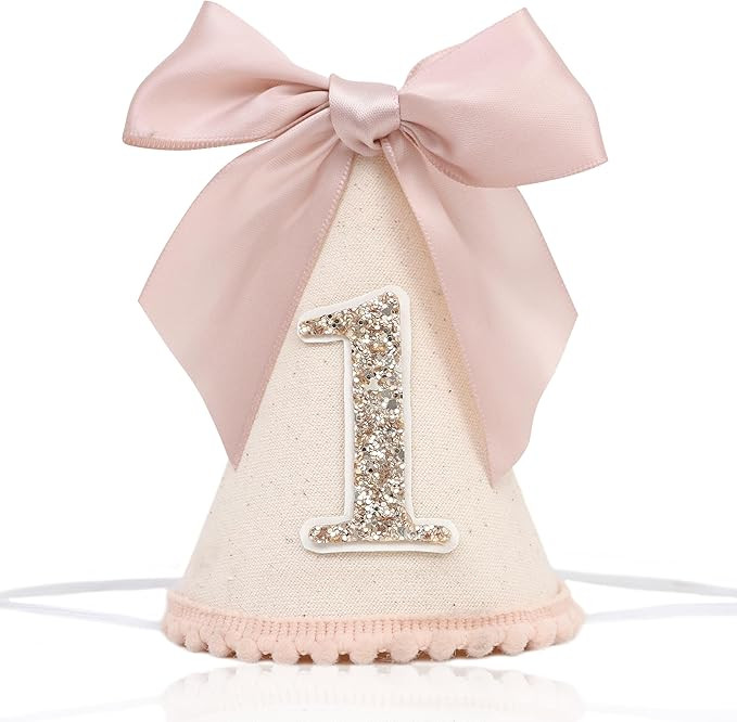 Bow 1/2 Birthday Hat - Little Princess Half Birthday Decorations, 1/2 Way To One Birthday Crown O... | Amazon (US)