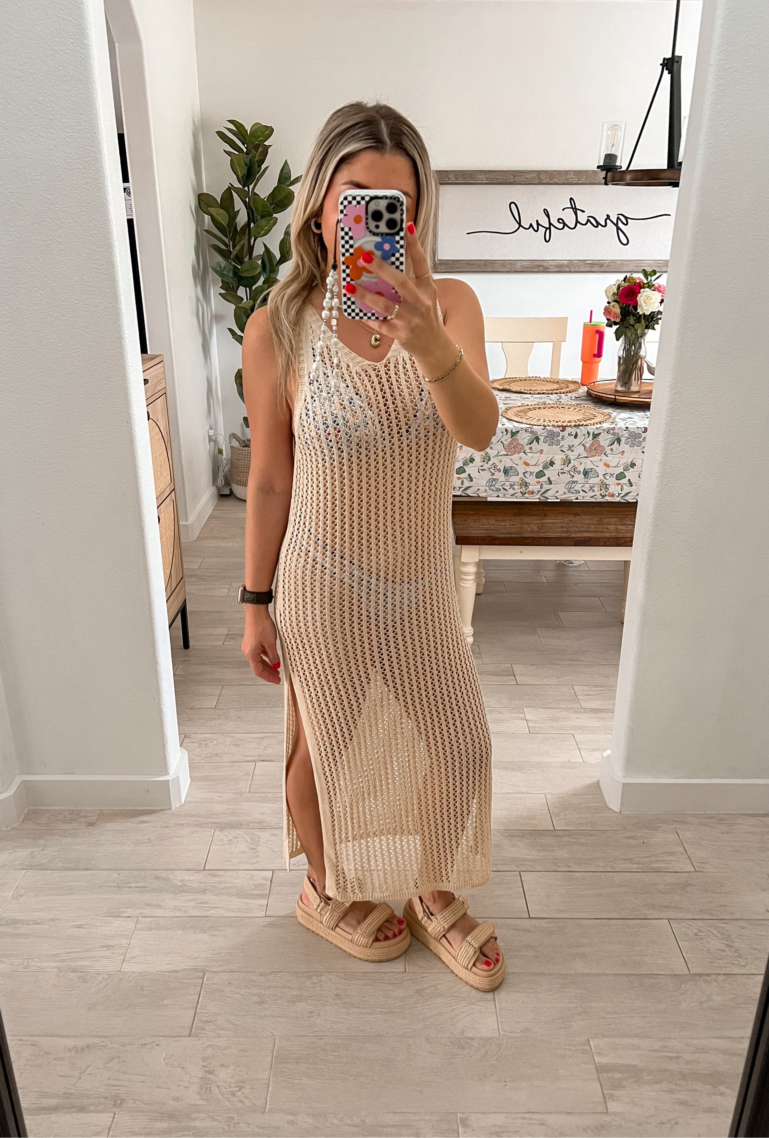 Swim cover up small
Resort wear
Sandals up 1/2 a size 

#LTKshoecrush #LTKswim #LTKfindsunder100