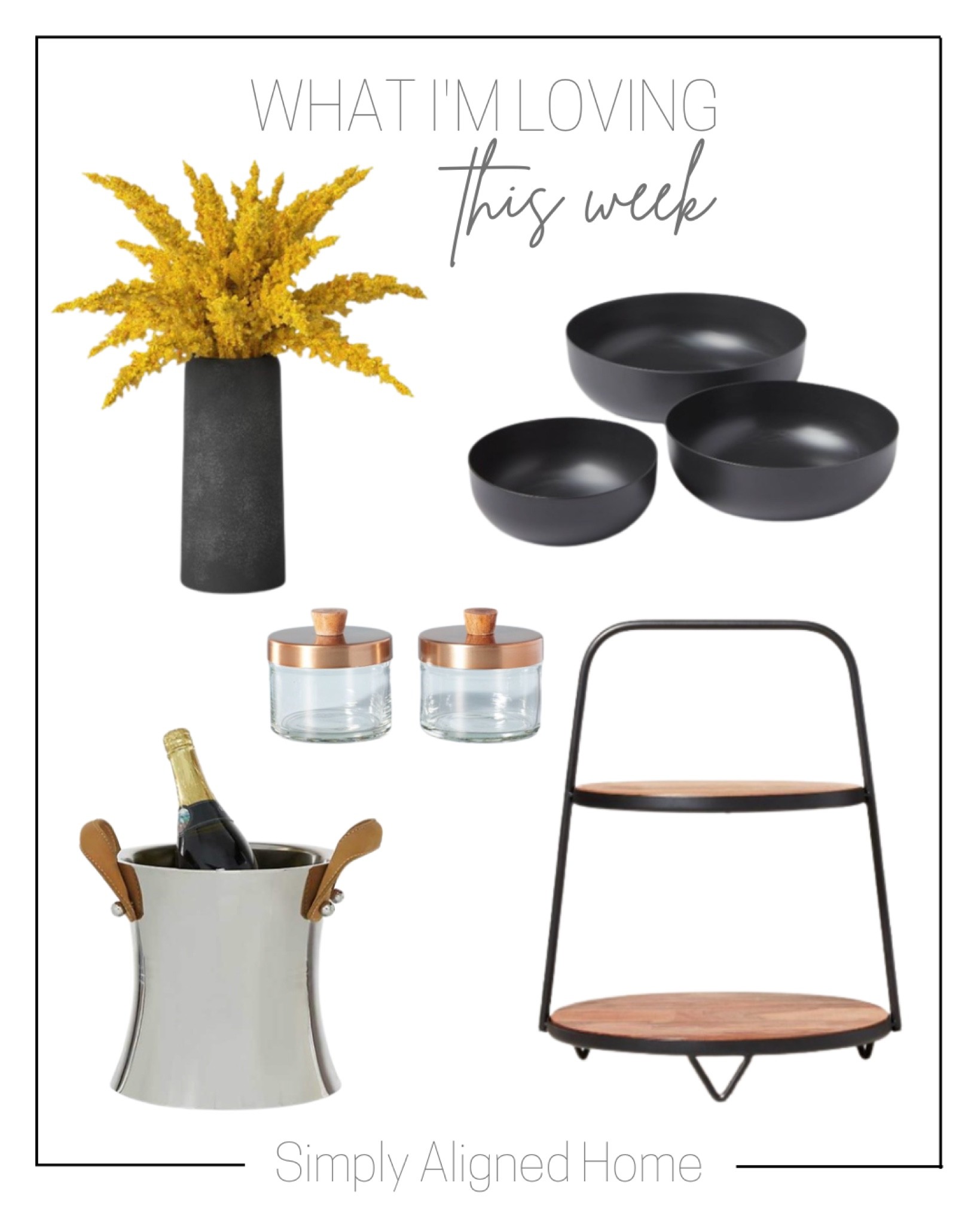 —3pc plastic nesting serving bowls—glass condiment jar set of 2–2-tier wood & Metal serving stand—foxtail wheat arrangement  

#LTKstyletip #LTKhome #LTKfamily