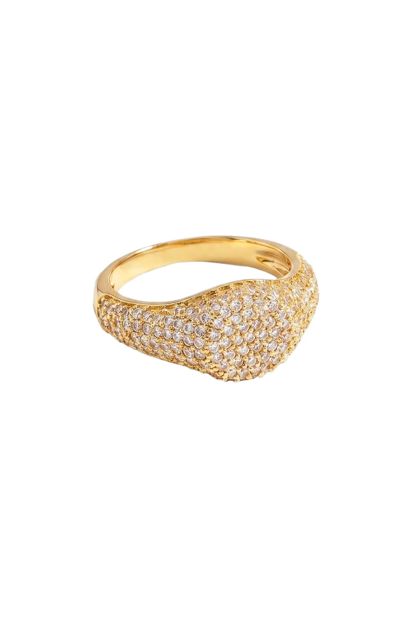 The M Jewelers The Mini Classic Iced Out Pinky Ring (Women) | Nordstrom | Nordstrom