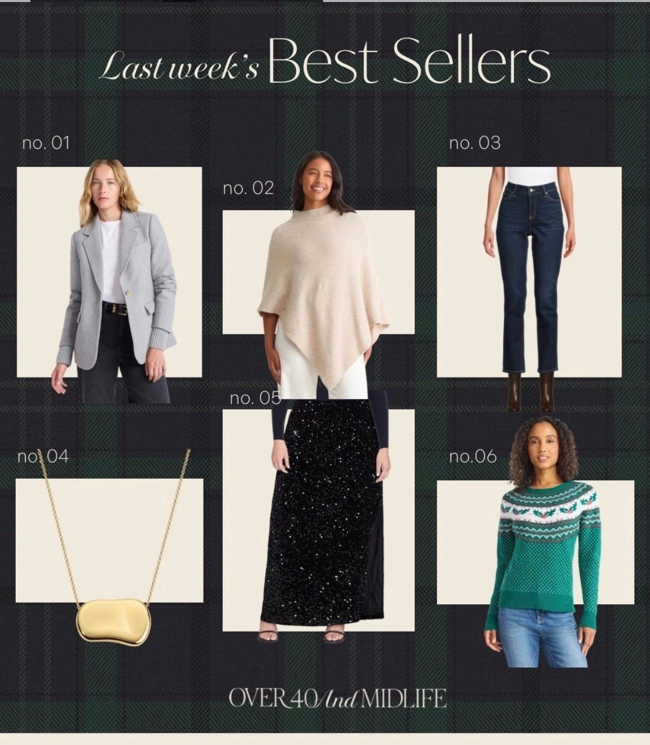 Last week's best sellers

👑"Helping you look good, feel good!" - Lindsey Denver

Over 40 fashion, over 50 style, midlife style, midsize fashion, Gen X style, body confidence, perimenopause style, mom outfits, over 45 style, over 50 

Follow my LTK @Over40andmidlife on the @shop.LTK app to view this post and get my exclusive app-only content!

#liketkit 
@shop.ltk
https://liketk.it/5Fzzh

Follow my LTK @Over40andmidlife on the @shop.LTK app to view this post and get my exclusive app-only content!

#liketkit #LTKOver40 #LTKGiftGuide #LTKMidsize
@shop.ltk
https://liketk.it/5FUzV