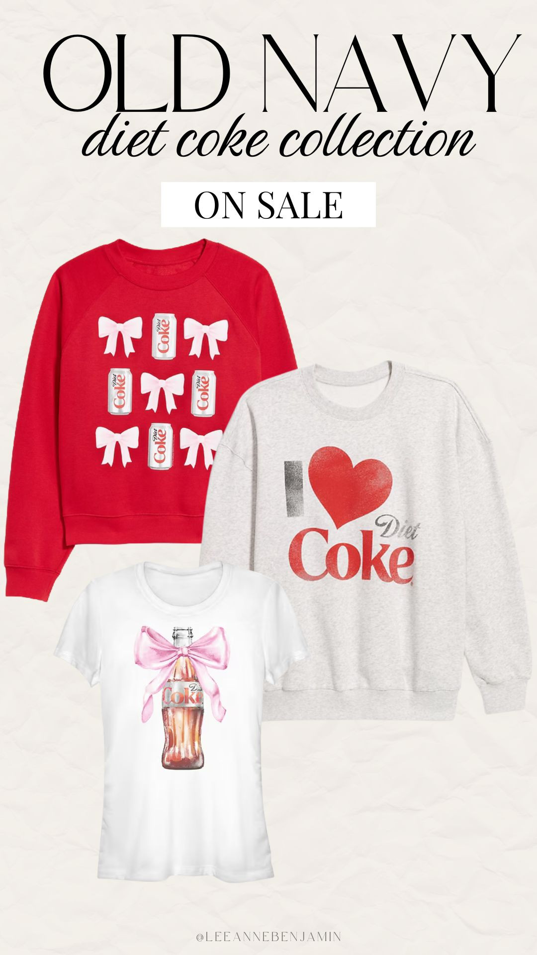 For all my fellow Diet Coke lovers! These crewnecks are on sale!!  

 #LTKValentine #LTKSaleAlert