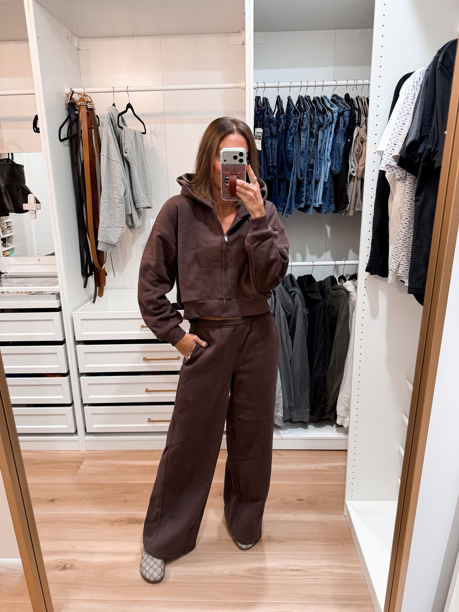 I did a small long in the Java pants, medium in the matching mini full zip hoodie, small in the Light Heather Grey sweatpants and medium in the matching pullover hoodie! @vuoriclothing #vuoripartner

#LTKTall #LTKStyleTip #LTKActive