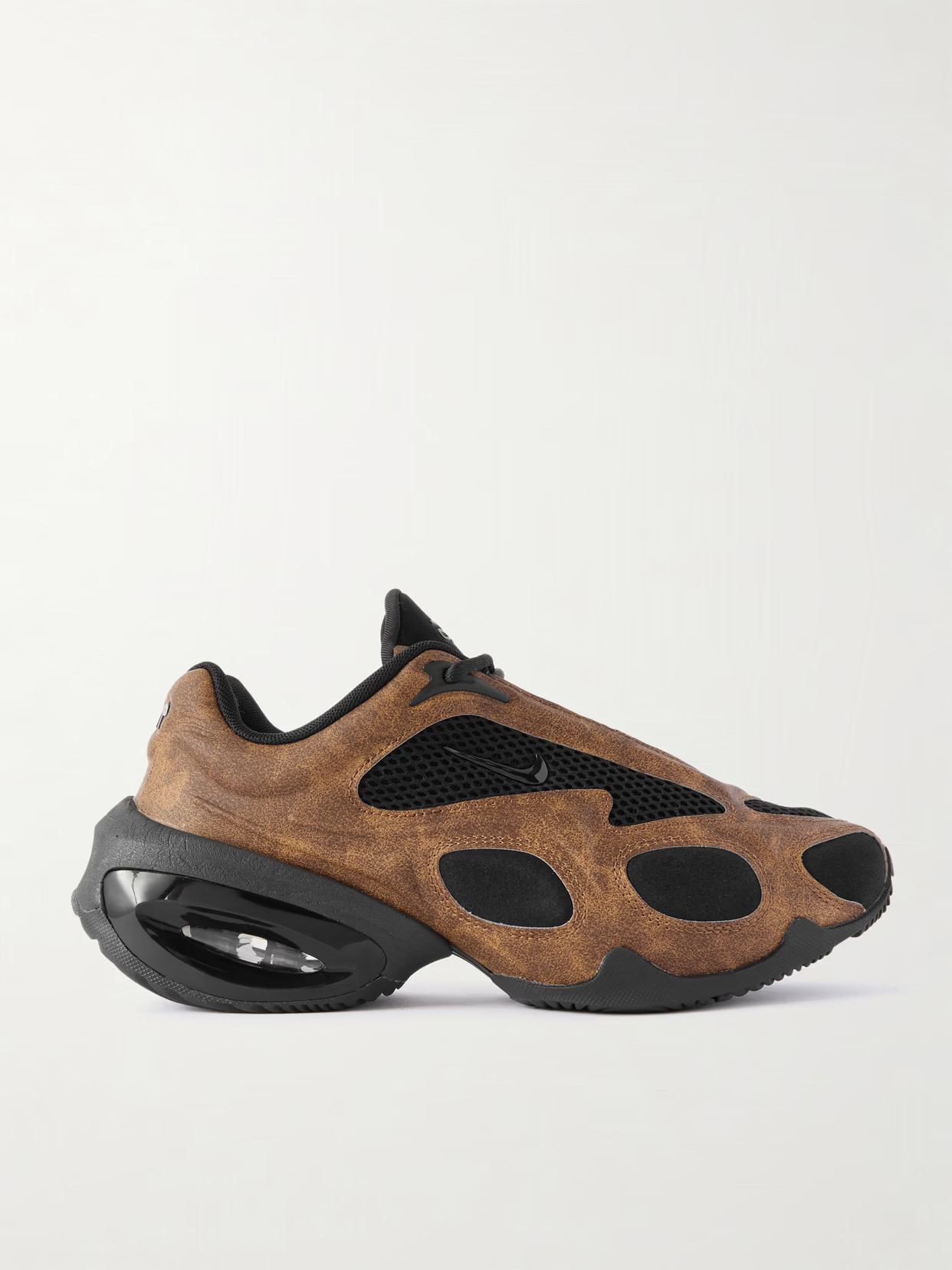 Nike - Nike Air Max Muse Mesh-trimmed Suede Sneakers - Brown | NET-A-PORTER (US)