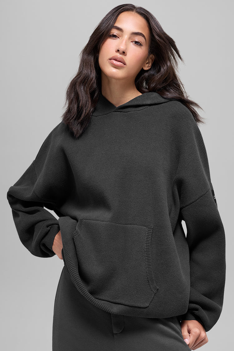 Scholar Hooded Sweater - Anthracite | Alo Yoga (US)