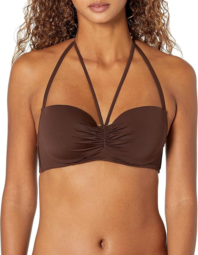 Smart & Sexy Women's Standard Swim Secret Halter Bikini Top | Amazon (US)