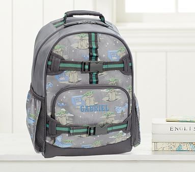 Mackenzie The Mandalorian™ Grogu™ Glow-in-the-Dark Backpacks | Pottery Barn Kids