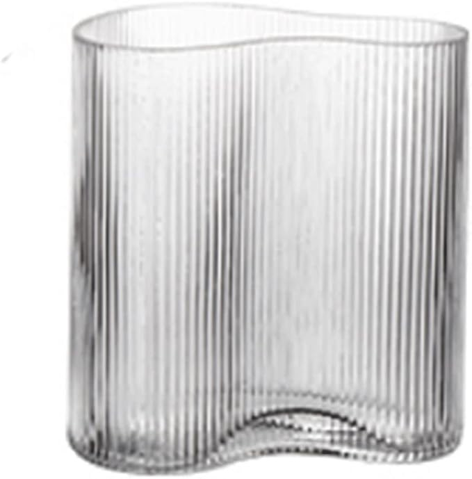 Amazon.com: Habiba Flower Vases Glass Vase, Ins Style Decoration Transparent Hydroponic Vase Livi... | Amazon (US)