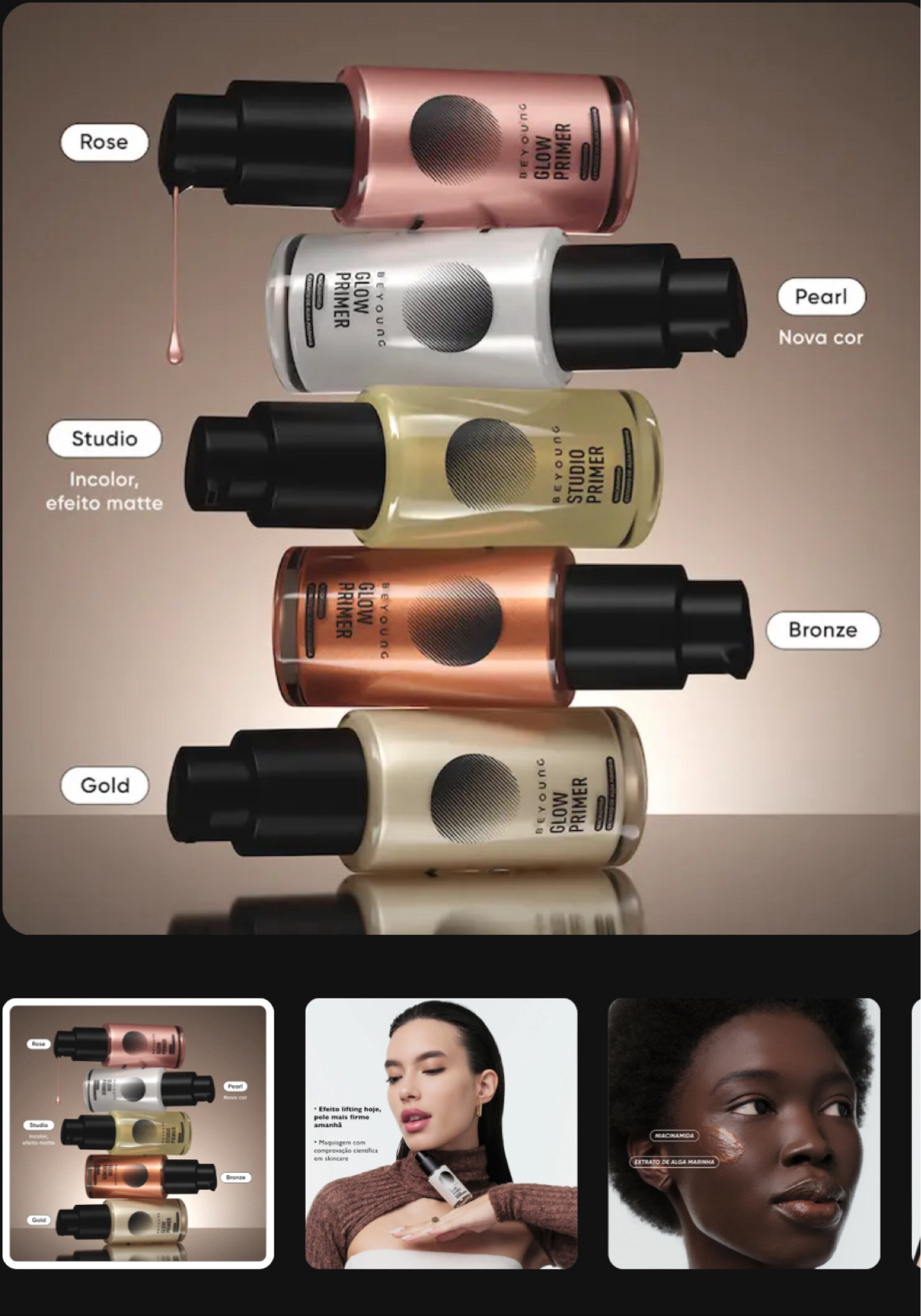 Primer firmador de efeito lifting imediato, que aumenta a firmeza e a produção de colágeno, controla a oleosidade e mantém sua make bonita o dia todo.
#makeup #maquiagem 

#LTKbrasil #LTKbeleza